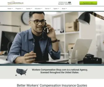 Workerscompensationshop.com(Workers' Compensation Insurance) Screenshot
