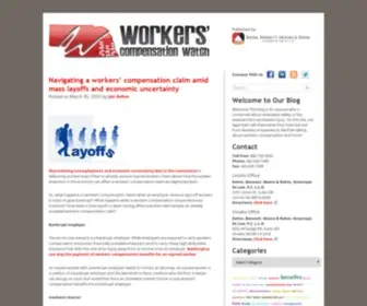 Workerscompensationwatch.com(Workers' Compensation Watch) Screenshot