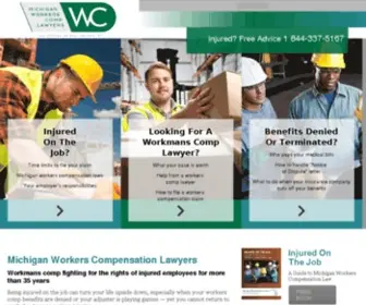 Workerscomplawyerhelp.com(Michigan Workers' Comp Lawyers) Screenshot