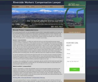 Workerscompriverside.com(Workers Compenstation Riverside Lawyers) Screenshot