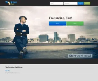 Workersoncall.com(Workers On Call) Screenshot