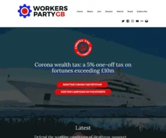 Workerspartybritain.org(123 Reg) Screenshot