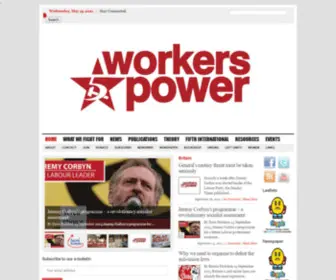 Workerspower.co.uk(Revolutionary communist organisation) Screenshot