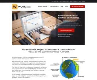 Worketc.com(WORKetc Business Management Software) Screenshot