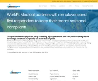 Workfitmedical.com(WorkFit Medical partners with employers and first responders to keep their teams safe and compliant) Screenshot