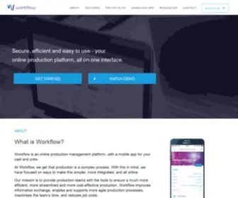 Workflow.tv(Online Production Management Platform) Screenshot