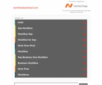 Workflowdownload.com(万网域名) Screenshot
