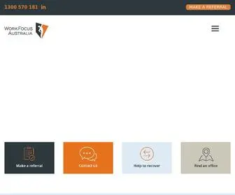 Workfocus.com(WorkFocus Australia) Screenshot