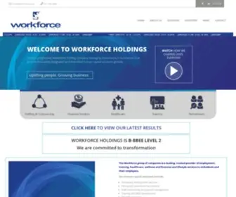 Workforce.co.za(Workforce Holdings) Screenshot