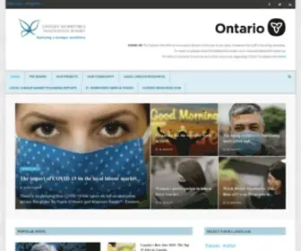 Workforcedev.ca(Eastern Workforce Innovation Board) Screenshot