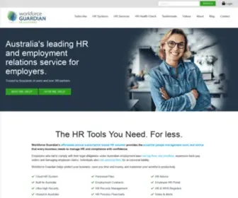 Workforceguardian.com.au(HR Software & Employment Law Advice) Screenshot