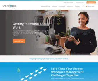 Workforcesoftware.com(Our workforce management software) Screenshot