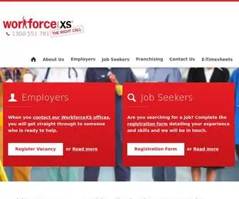 Workforcexs.com.au(Workforcexs) Screenshot