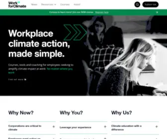 Workforclimate.org(Corporate Climate Change) Screenshot