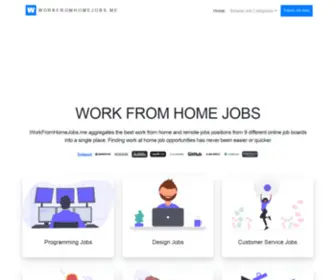 Workfromhomejobs.me(Work From Home Jobs) Screenshot