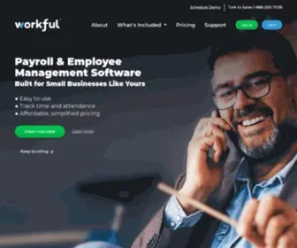 Workful.com(All-in-One Small Business Management Software) Screenshot