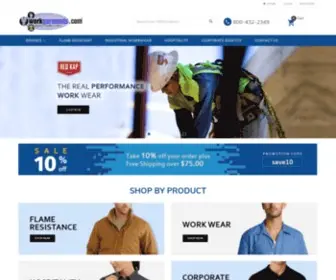 Workgarments.com(Home) Screenshot