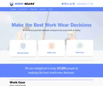 Workgearz.com(Work Gearz) Screenshot