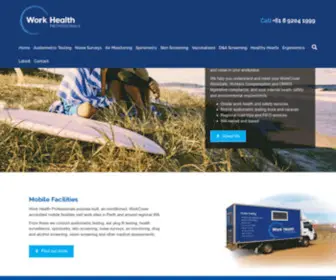 Workhealthonsite.com.au(Work Health Professionals) Screenshot