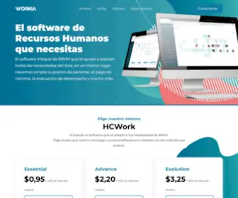 Workiasolutions.com(Soluciones de Recursos Humanos) Screenshot