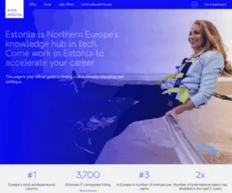 Workinestonia.com(Work in Estonia) Screenshot