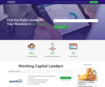 Working-Capital.com(Working Capital Loans) Screenshot