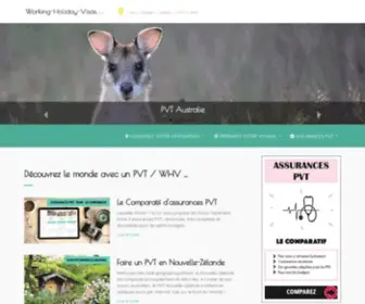 Working-Holiday-Visas.com(Tout savoir sur le Working Holiday Visa) Screenshot