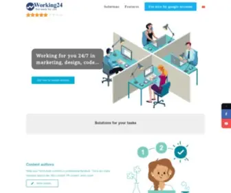 Working24.net(Working 24) Screenshot