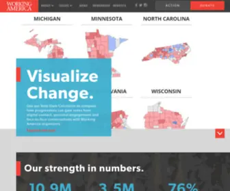 Workingamerica.com(Working America) Screenshot