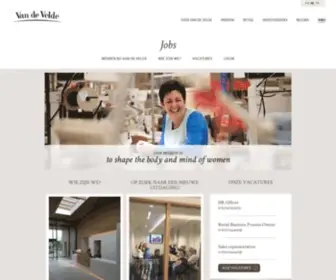 Workingatvandevelde.eu(Van de Velde) Screenshot