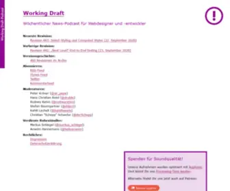 Workingdraft.de(Working Draft) Screenshot