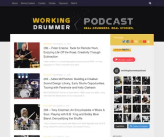 Workingdrummer.net(Working Drummer Podcast) Screenshot
