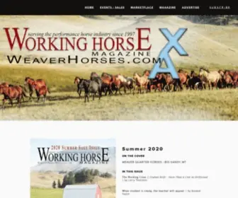 Workinghorsemagazine.com(Working Horse Magazine) Screenshot