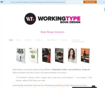 Workingtype.com.au(WorkingType StudioBook design solutions for authors and publishers) Screenshot