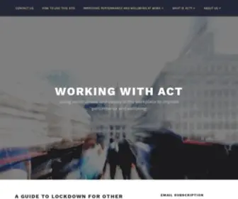 Workingwithact.com(Working with ACT) Screenshot
