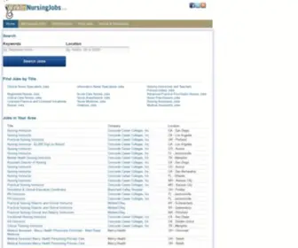 Workinnursingjobs.com(Nursing Jobs) Screenshot