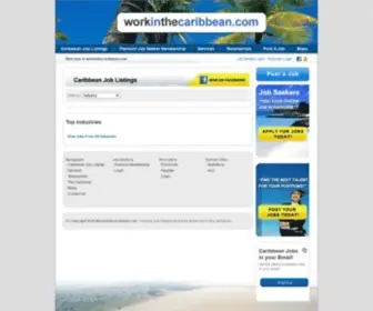 Workinthecaribbean.com(Caribbean Jobs) Screenshot