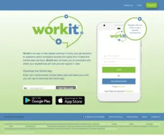 Workitapp.org(IOS and Android app for workplace support) Screenshot