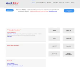Worklaw.co.za(Worklaw) Screenshot