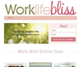 Worklifebliss.com.au(Work Life Bliss) Screenshot