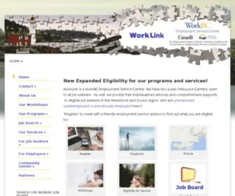 Worklink.bc.ca(WorkLink Employment Society) Screenshot