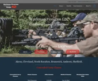 Workmanfirearms.com(Workman Firearms LLC) Screenshot