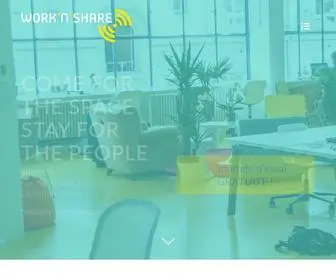 Worknshare.ch(Votre espace de coworking à Lausanne au coeur de la Suisse Romande) Screenshot