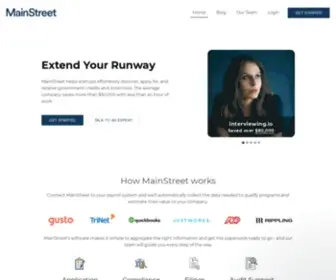 Workonmainstreet.com(MainStreet) Screenshot