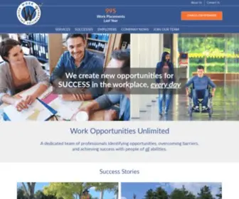 Workopportunities.net(Work Opportunities Unlimited) Screenshot