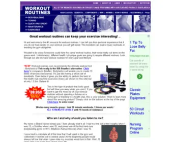 Workout-Routines.com(Workout Routines) Screenshot