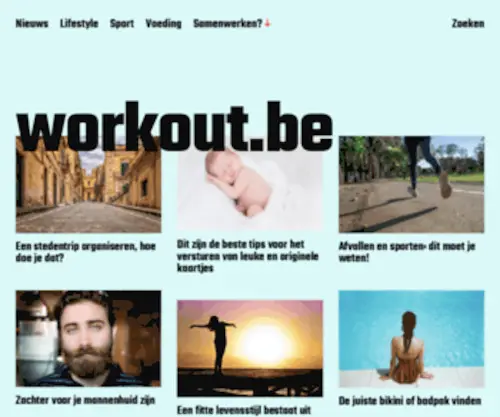 Workout.be(Het blog om jou te inspireren) Screenshot