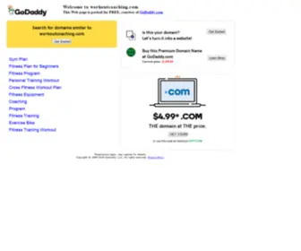 Workoutcoaching.com(Starting to get fit) Screenshot