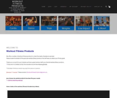 Workoutfitnessproducts.com(Workout Fitness Products   We offer a number of workout fitness products to meet the) Screenshot