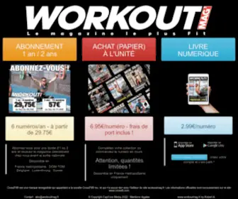 Workoutmag.fr(Le magazine le plus fit) Screenshot